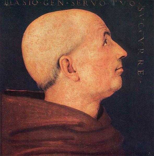 Pietro Perugino Don Biagio Milanesi oil painting image
